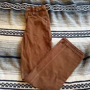 J Galt Brown Women’s Cargo Pants Relaxed Fit Size Small